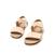 Sandales filles synthétique fermeture adhésive barefoot Multicolor+Rose+White 11 - vertbaudet enfant 