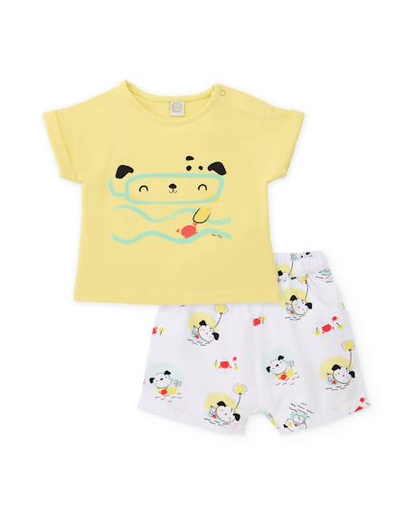 Ensemble en tricot pour nouveau-né avec fermeture à l’épaule  - vertbaudet enfant