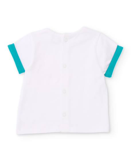 Ensemble tricot pour nouveau-né avec poche décorative Blanc 3 - vertbaudet enfant 