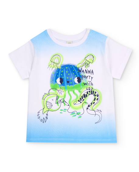 Ensemble garçon en maille d’inspiration marine Bleu 2 - vertbaudet enfant 