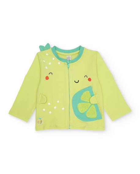 Ensemble en tricot trois pièces pour nouveau-né Vert 2 - vertbaudet enfant 