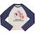 T-shirt 'k-pop demon hunters' manches longues raglan en coton Sable 1 - vertbaudet enfant 
