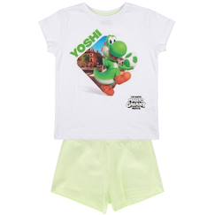 -Pyjashort 'mario' manches courtes en coton