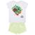 Pyjashort 'mario' manches courtes en coton Blanc 1 - vertbaudet enfant 