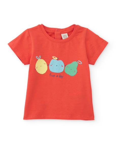Ensemble en tricot pour nouveau-né avec patch brodé Rouge 2 - vertbaudet enfant 
