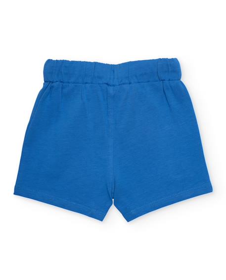 Ensemble pour garçon en maille avec imprimé à rayures Bleu 5 - vertbaudet enfant 