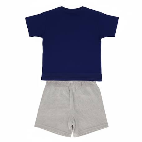 Pyjashort 'mario' manches courtes en coton Marine 4 - vertbaudet enfant 