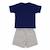 Pyjashort 'mario' manches courtes en coton Marine 4 - vertbaudet enfant 