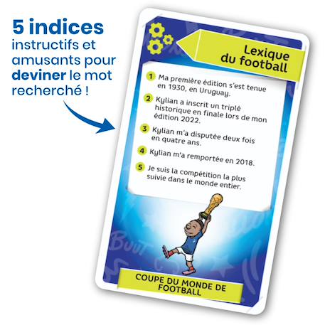 Jeu de cartes - enigmes je m'appelle kylian  - dès 7 ans - 2 à 6 joueurs - fabriqué en france de manière éco-responsable. Multicolore 3 - vertbaudet enfant 