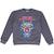 Sweat 'k-pop demon hunters' manches longues molletonné Gris 1 - vertbaudet enfant 