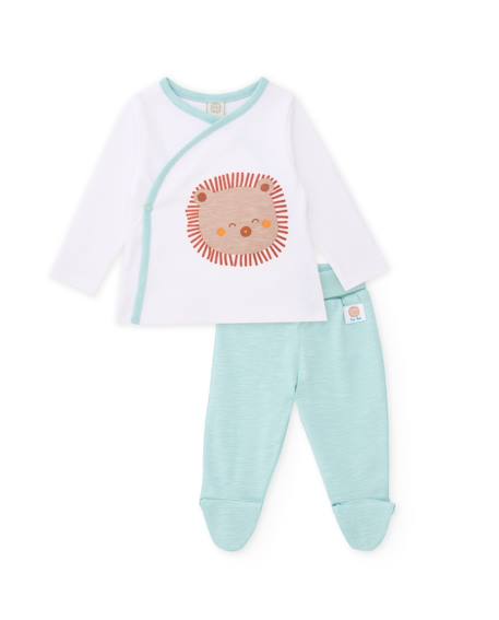 Ensemble tricot pour nouveau-né avec ouverture latérale  - vertbaudet enfant
