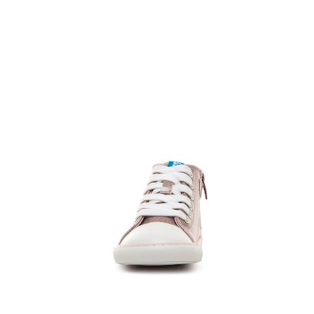 Sneakers filles synthétique fermeture éclair barefoot Pink 3 - vertbaudet enfant 
