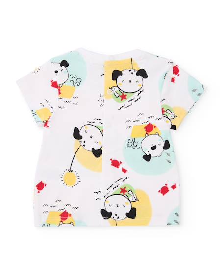 Ensemble en tricot pour nouveau-né avec poches sur le devant Blanc 3 - vertbaudet enfant 
