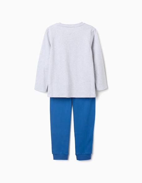 Pyjama long avec imprimé spider-man qui brille dans le noir Gris clair 2 - vertbaudet enfant 