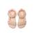Sandales filles synthétique fermeture adhésive barefoot Pink+Purple+Verd clair 2 - vertbaudet enfant 