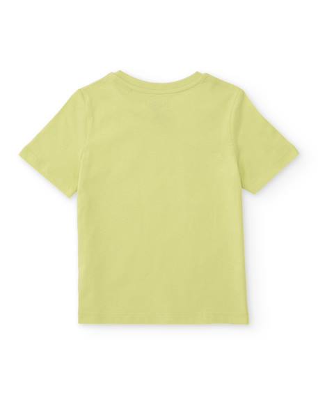 Ensemble garçon en maille au style urbain Vert 4 - vertbaudet enfant 