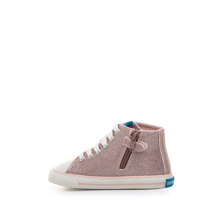 Sneakers filles synthétique fermeture éclair barefoot Pink 4 - vertbaudet enfant 