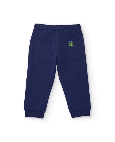 Ensemble garçon en maille avec grand motif frontal Bleu 5 - vertbaudet enfant 