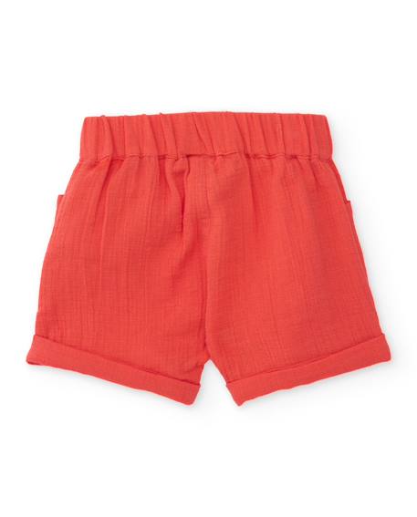 Ensemble en tricot pour nouveau-né à rayures Rouge 5 - vertbaudet enfant 