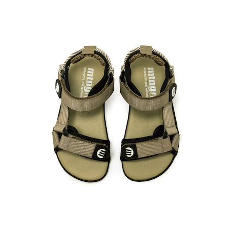 Sandales garçon synthétique fermeture adhésive barefoot Blue+Green 8 - vertbaudet enfant 