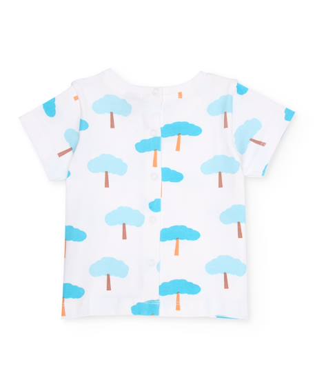 Ensemble tricot pour nouveau-né avec poche avant Bleu 3 - vertbaudet enfant 