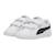 Baskets basses  à scratch Puma blanc noir aqua rouge 4 - vertbaudet enfant 