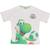 T-shirt 'Mario Yoshi' manches courtes en coton Blanc 1 - vertbaudet enfant 
