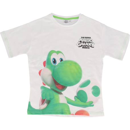 Garçon-T-shirt 'Mario Yoshi' manches courtes en coton