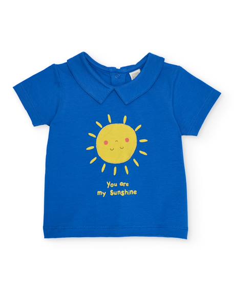 Ensemble tricot pour nouveau-né avec design enfantin Bleu 2 - vertbaudet enfant 
