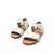 Sandales filles synthétique fermeture adhésive barefoot Multicolor+Rose+White 5 - vertbaudet enfant 