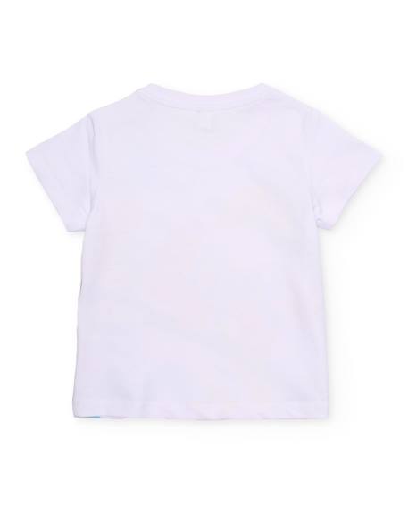 Ensemble garçon en maille avec graphisme tigre Blanc 5 - vertbaudet enfant 