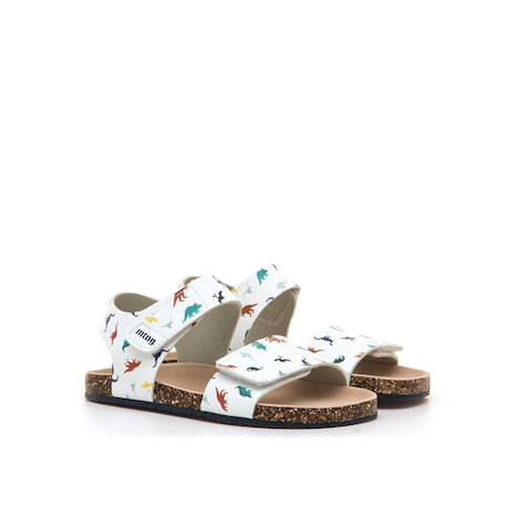Sandales filles synthétique fermeture adhésive barefoot Multicolor+Rose+White 14 - vertbaudet enfant 