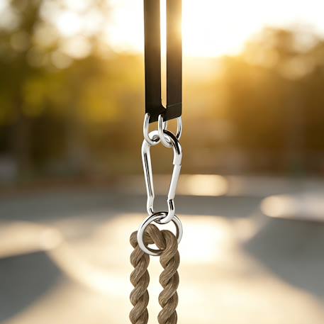 Balançoire bébé dossier haut sécurité hauteur ajustable Rouge 4 - vertbaudet enfant 