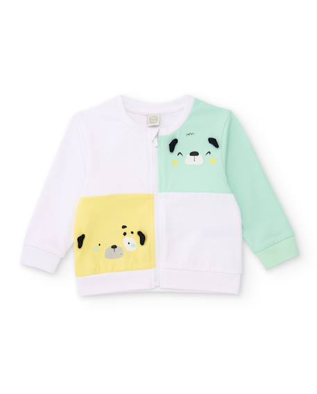 Ensemble en tricot trois pièces pour nouveau-né Blanc 2 - vertbaudet enfant 