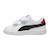 Baskets basses  à scratch Puma blanc noir aqua rouge 2 - vertbaudet enfant 