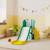 Toboggan enfant design grenouille - panier de basket-ball intégré - ballon, pompe inclus Jaune 2 - vertbaudet enfant 
