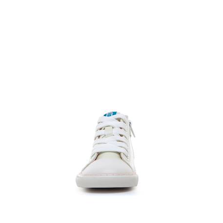 Sneakers filles synthétique fermeture éclair barefoot Grey+White 5 - vertbaudet enfant 