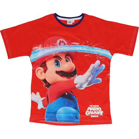 T-shirt enfant  'mario' manches courtes en coton Rouge 1 - vertbaudet enfant 