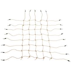 Jouet-Filet d'escalade enfant pe filet à grimper 3-6 ans 1,5l x 2h m crochets acier galvanisé
