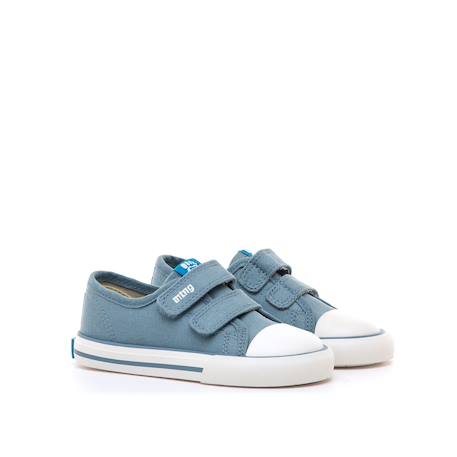 Sneakers garçon textile fermeture adhésive barefoot Blanc cassé+Bleon foncé+Bleu foncé+Bleu marine+Noir intense+Turquoise 33 - vertbaudet enfant 