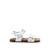 Sandales filles synthétique fermeture adhésive barefoot Multicolor+Rose+White 12 - vertbaudet enfant 