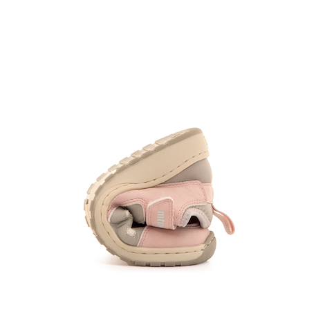 Sandales filles synthétique fermeture adhésive barefoot Rose mate 3 - vertbaudet enfant 
