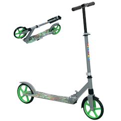 Jouet-Jeux de plein air-Trottinette pliable réglable enfant hip-hop style frein friction arrière métal