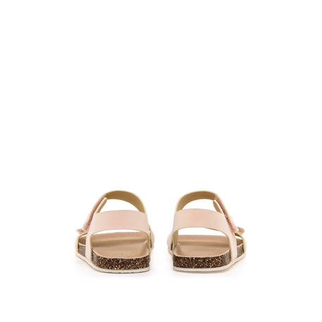 Sandales filles synthétique fermeture adhésive barefoot Multicolor+Rose+White 10 - vertbaudet enfant 