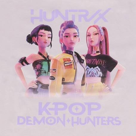T-shirt 'k-pop demon hunters' manches courtes en coton Violet 2 - vertbaudet enfant 