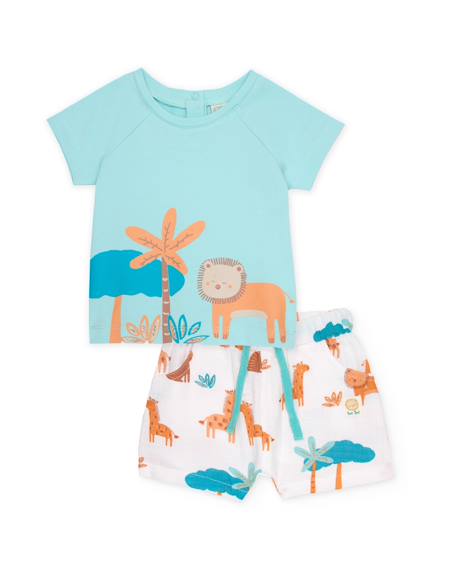 Ensemble en tricot pour nouveau-né avec imprimé lion  - vertbaudet enfant