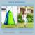 Balançoire nid d'oiseau ronde balançoire panier ø 1 x 1,8h m - tente amovible incluse - 4 anneaux inclus métal époxy oxford haute densité Vert 4 - vertbaudet enfant 
