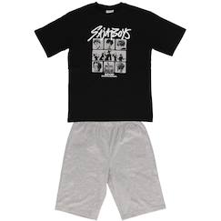-Pyjashort 'k-pop demon hunters' manches courtes en coton