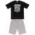 Pyjashort 'k-pop demon hunters' manches courtes en coton Noir 1 - vertbaudet enfant 