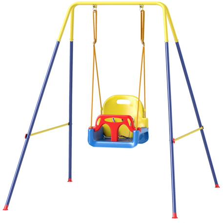 Balançoire évolutive 3 phases acier Bleu 5 - vertbaudet enfant 